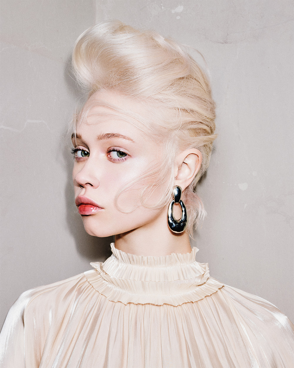 Pearl Blonde Bouffant - David Vault Baker - BHA Southern Hairdresser of the Year 2026 Finalist Collection